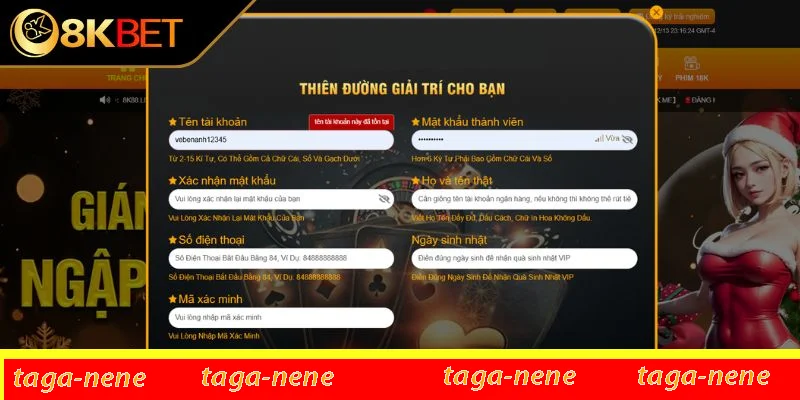 Xác nhận và đăng ký nhà cái 8KBET Xác nhận và đăng ký nhà cái 8KBET